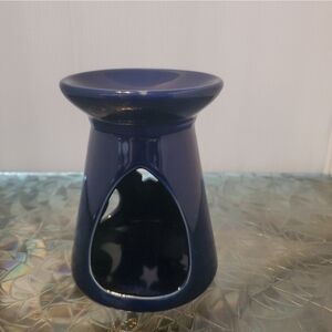 Ceramic Oil Burner in Deep Blue